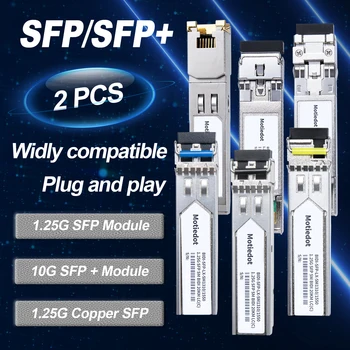1.25 SFP и 10G SFP+ Волоконно-оптический модуль приемопередатчика Мульти Одномодовый BIDI 500 м-20 км DDM для Cisco UBNT Mikrotik Netgear и т. Д