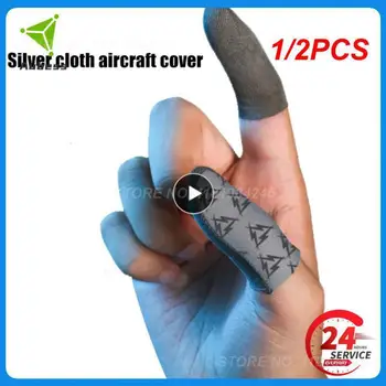 1/2PCS Finger Sleeve Gaming Controller для PUBG Mobile Game Finger Cover Breathable Anti Sweat Skid Screen Fingertip Gloves