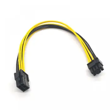 1 ~ 5 шт. 20 см SATA 15-контактный на 6-контактный кабель-адаптер графического преобразователя PCI-E PCIE Express 1 ~ 5 шт. 20 см SATA 15-контактный на 6-контактный кабель-адаптер графического преобразователя PCI-E PCIE Express 2