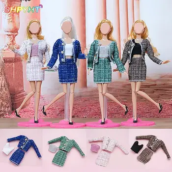 1 комплект 30 см Мода Кукла Одежда Мода Костюм из трех частей 1: 6 Multi Joints Кукла Одевалка Аксессуары