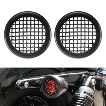 1 пара Черная защита крышки решетки указателя поворота мотоцикла для Harley Davidson Sportster XL883 XL1200 X48
