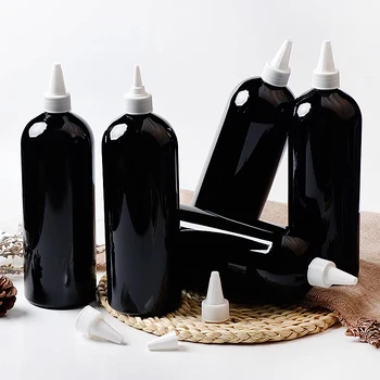 1 шт. 1000 мл пластиковая бутылка с заостренным горлышком для многофункциональных ПЭТ-контейнеров для упаковки путешествий косметическая бутылка для путешествий