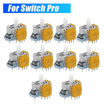 10 шт. для джойстиков Switch Pro Электромагнитные высокоточные регулируемые джойстики Hall