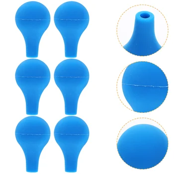 10 шт. Пипетки-капельницы Силиконовая сменная лампа для дипетки с градуированной трубкой (синяя)