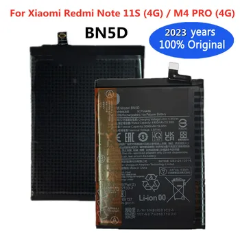 100% Xiao mi Оригинальный аккумулятор 5000 мАч BN5D Аккумулятор для Xiaomi Redmi Note 11S 11 S 4G M4 PRO 4G Высококачественный аккумулятор для мобильного телефона