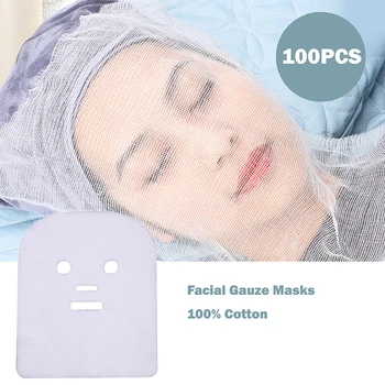 100 шт. марлевые маски для лица для похудения для похудения для лица удалить мешочек для глаз маска для ухода за кожей маска красота
