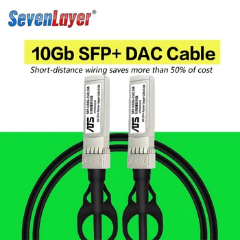 10G SFP+ Пассивные медные кабели прямого подключения Кабель ЦАП Пассивный кабель прямого подключения 0,5-10 м для коммутатора Cisco Huawei MikroTik