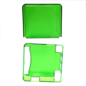 10Набор для GBA SP Пластиковая прозрачная зеленая защитная оболочка