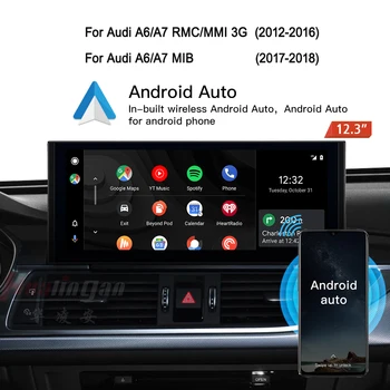 12,3-дюймовое автомагнитола стерео для Audi A6 C7 S6 RS6 A7 S7 RS7 2011-2018 обновления Apple CarPlay Android Auto Navigation 4G WiFi BT 12,3-дюймовое автомагнитола стерео для Audi A6 C7 S6 RS6 A7 S7 RS7 2011-2018 обновления Apple CarPlay Android Auto Navigation 4G WiFi BT 3