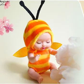 12 см Bee Sleep Baby Doll Милые животные Детская Кукла С Одеждой 4,5 