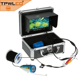 15 м 7-дюймовый ЖК-дисплей Подводная камера для рыбалки Эхолот с легкой рыбалкой Мониторинг разведения с функцией DVR