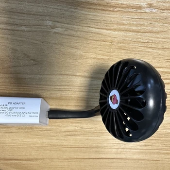 16FB USB Type-C Мини-вентилятор для охлаждения в помещении Офисный мини-вентилятор для телефона