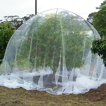 1PC 3x15M 60 Mesh Сетка для предотвращения насекомых Сетка для овощной теплицы Защитные сетки для садовых растений и деревьев можно использовать в качестве москитной сетки