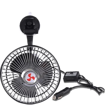 1PC 6 дюймов Автомобильный вентилятор воздушного охлаждения Приборная панель автомобиля Вентилятор на присоске Вентилятор Салон автомобиля Электроприборы для продуктов