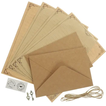 2 комплекта мини записная книжка приглашение конверт канцелярские принадлежности бумага письмо набор бумаги студент для письма