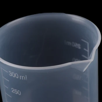 2 шт. 250 мл / 150 мл / 100 мл / 50 мл / 25 мл Прозрачная кухонная лаборатория Пластиковый объемный стакан Мерный стакан