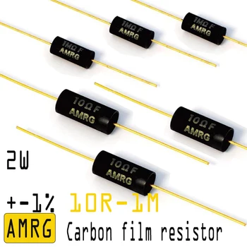 2 шт./партия японского оригинального резистора из углеродной пленки класса национального достояния серии AMRG 2W с золотой ножкой HIFI нагрева аудио r