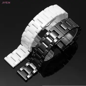20 мм керамический ремешок для часов Omega для swatch под брендом Planet Series ремешок для часов мужской женский керамический браслет браслет цепочка