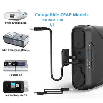 2022 Модное портативное зарядное устройство для аккумулятора CPAP Power Travel Powerbank 72000 Mah 72000 Mah для Resmed Dreamstation 2 Airsense 10