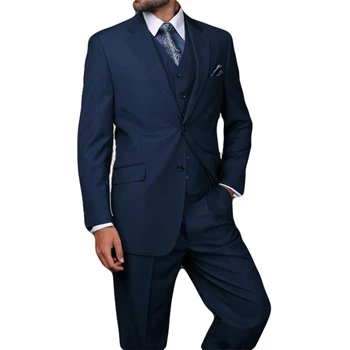 2023 красивые мужские костюмы оптом - темно-синий/изготовленный на заказ свадебный костюм мужчины для жениха/костюм лучшего мужчины платье (жакчет + брюки