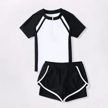 2023 Раздельный купальный костюм для девочек Замачивание Профессиональный набор для плавания с горячими источниками Оборудование Детская спортивная пляжная одежда Одежда для плавания для девочек