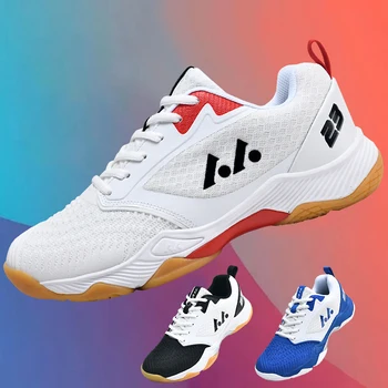 2024 LEFUS Большой размер 46 сетчатых дышащих ботинок для бадминтона Противоскользящий размер 11 Крытые кортовые туфли Бадминтон Теннис Тренировочная обувь