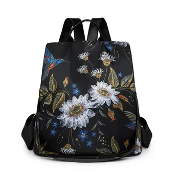 2024 Новый женский рюкзак Роскошный дизайнерский высококачественный водонепроницаемый оксфордский школьный портфель Женский противоугонный рюкзак Студенческая сумка Bolsos