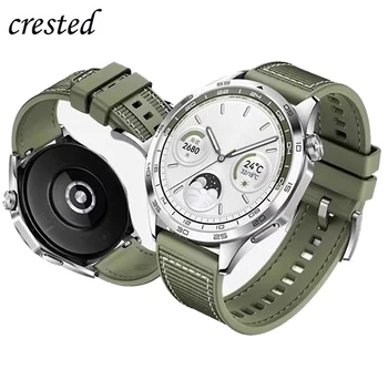 22 мм ремешок для часов Для huawei watch gt 4 3 2 pro 46 мм Сменный спортивный силиконовый браслет Samsung Galaxy Watch 3 45 мм / шестерня s3 Ремешок
