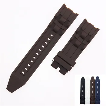 26 мм силиконовый резиновый ремешок для часов черный роскошный мужской браслет браслет для замены ремешка для Invicta/Pro/Diver аксессуары