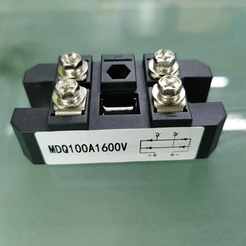 2X MDQ 100A-1600V Черный однофазный диодный мостовой выпрямитель 100 А Усилитель высокой мощности 1600 В 2X MDQ 100A-1600V Черный однофазный диодный мостовой выпрямитель 100 А Усилитель высокой мощности 1600 В 4