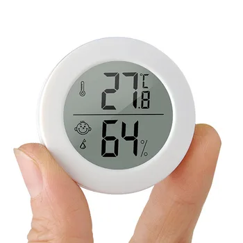 2X Цифровой внутренний ЖК-термометр Гигрометр Высокоточный индикатор комфорта воздуха Гибкое крепление для удобного использования