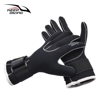 3 мм Новые неопреновые перчатки для дайвинга Холодные и износостойкие перчатки для плавания с маской и трубкой Подводная охота Теплые перчатки для дайвинга