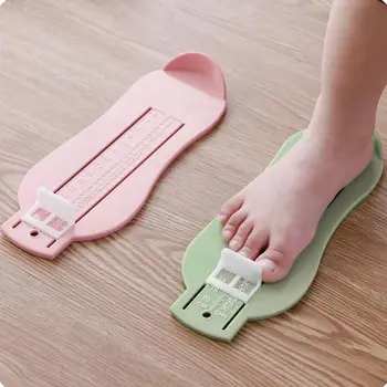3 цвета Kid Infant Foot Measure Gauge Детская линейка для ног Размер обуви Измерение длины Растущая нога Подгонка Линейка Инструмент Меры