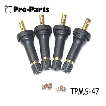 4PC TPMS-47 Комплект для ремонта клапана автомобильной шины Сопло клапана датчика давления в резиновой шине для Kia