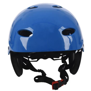 4X Защитный Защитный Шлем 11 Дыхательных Отверстий Для Водных Видов Спорта Каяк Каноэ Серфинг Доска - Синий