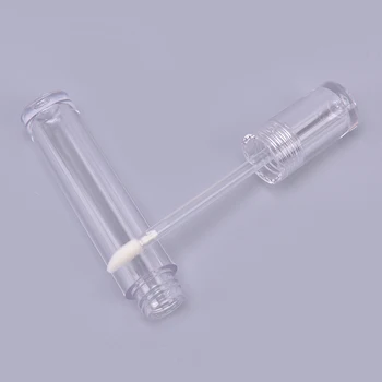 5 мл Lipstic Empty Transparent Lip Gloss Tube Mini Sample Cosmetic Container Clear Lip Gloss Tube Packaging