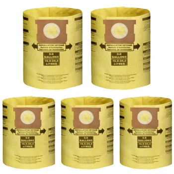  5 упаковок вакуумных пылевых фильтров для пылесосов для влажной и сухой уборки объемом 5-8 галлонов, 90661 906-61 9066100 90671 9067100 и т. Д