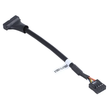 5 шт. 15 см USB 3.0 20-контактный разъем штекер на USB 2.0 9-контактный женский переходной кабель