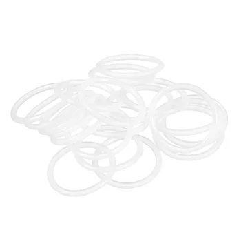 5 шт. Белое силиконовое резиновое уплотнительное кольцо VMQ Толщина уплотнительной прокладки 1,9 мм OD 5-50 мм Прозрачное пищевое силиконовое уплотнительное кольцо для ремонта труб