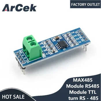 5PCS MAX485 Модуль RS-485 TTL Turn To RS485 MAX485CSA Преобразователь Модуль Для Arduino Микроконтроллер Аксессуары для разработки