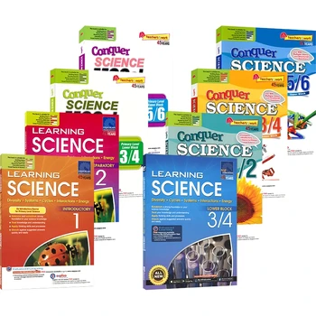 8 томов подлинных SAP Обучение/освоение естественных наук Начальная школа 1-6 классы Версия учебников по английскому языку для базового совершенствования