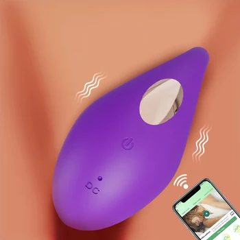 APP Управление Bluetooth Вибратор для женских трусиков Вибрационный носимый стимулятор клитора Клитор Товары для взрослых Секс-игрушка для женщин