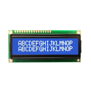 Blue 1602 16x2 символьный ЖК-дисплей Модуль HD44780 контроллер синий для Arduino