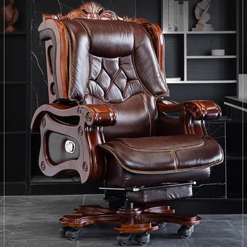 Boss Конференция Офисный стул Расслабляющая мода Массаж Вращающиеся кресла Бесплатная доставка Эргономичная Sedia Ufficio Офисная мебель