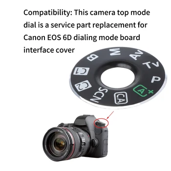 Camera Top Mode Dial Mode Dial Обновление патча поворотного стола Техническое обслуживание Замена для Canon 6D Mode Dial Turntable Patch