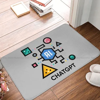 ChatGPT Нескользящий коврик Есть AI Ванна Кухонный коврик Открытый ковер Домашний современный декор