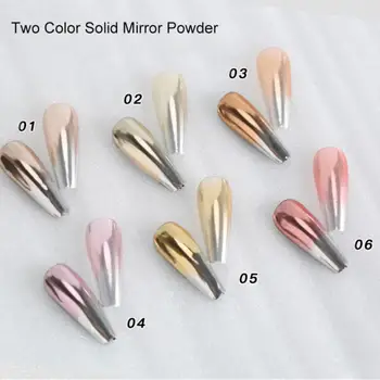 Colors Голографический лазер Aurora Solid Mirror Nail Glitter Powder Nails УФ гель-лак пигмент украшения для ногтей аксессуары
