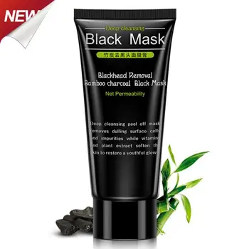 Deep Cleansing Oil Control Очищающая бамбуковая угольная омолаживающая маска против прыщей Натуральная угольная маска для черных точек