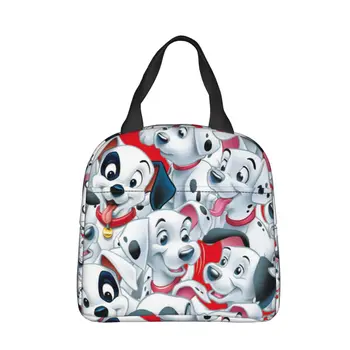 Disney 101 Далматинцы Изолированная сумка для ланча Термосумка Контейнер для еды Собака Портативный ланч-бокс Сумки для еды Школа На открытом воздухе