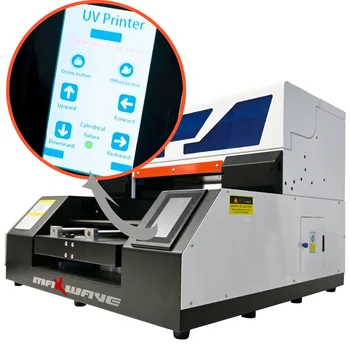 EPSON XP600 Печатающая головка Автоматический планшетный УФ-принтер формата A4 с держателем для бутылки Чехол для телефона A4 UV DTF Печатная машина
